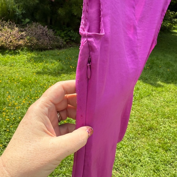 Calvin Klein Fuchsia Textured Blouse - Picture 5 of 6